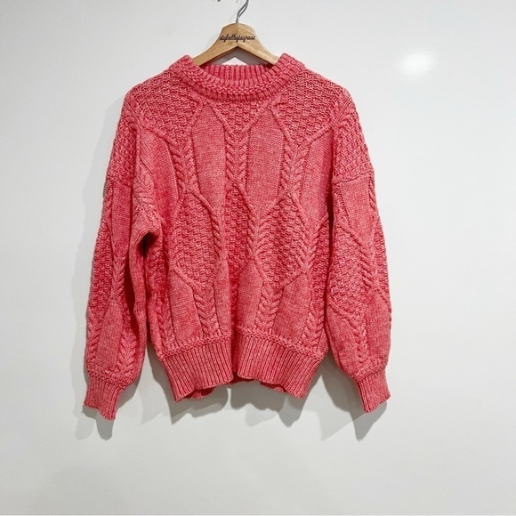NWT FRNCH Julia Cable Knit Sweater - Picture 7 of 11